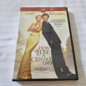 How To Lose A Guy In 10 Days DVD Full Screen Edition Kate Hudson Matthew McConau